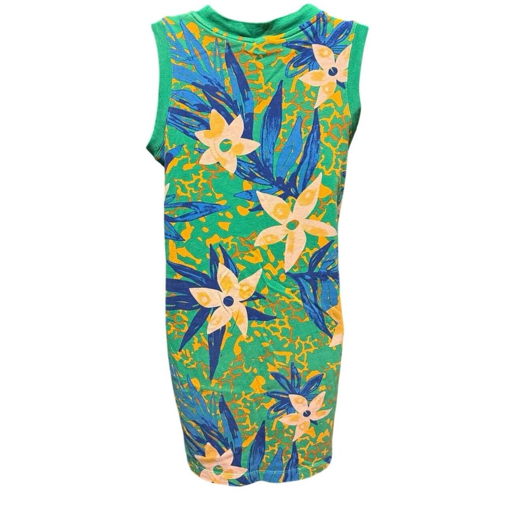 Girl's Nike Sportswear Sleeveless 100% Cotton Floral Dress with Pockets Size L - Picture 3 of 6